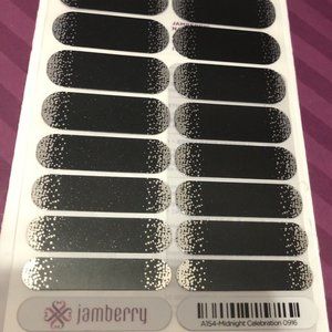 NEW Jamberry midnight celebration nail wraps